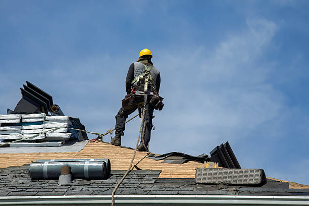 Professional Flat Roof Repair technician working in Poland, OH